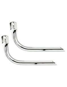 Straight Muffler Chrome.